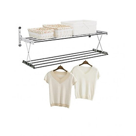 Mua Giá treo và để đồ 2 tầng Inox gấp gọn Wellex RH2100 Hàn Quốc Hàng Chính Hãng