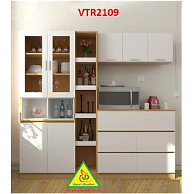Tủ bếp gia đình thiết kế thông minh VTR2109