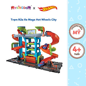 Đồ Chơi HOT WHEELS Trạm Rửa Xe Mega Hot Wheels City HDP05