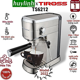 Máy Pha Cà Phê Gia Đình Espresso Tiross TS6212 - Hàng chính hãng