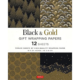 Black & Gold Gift Wrapping Papers