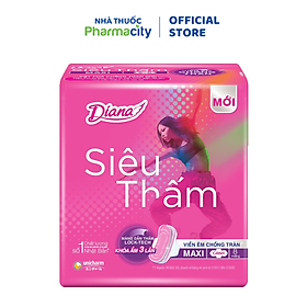 Băng vệ sinh siêu thấm cánh Diana (8 miếng/gói)