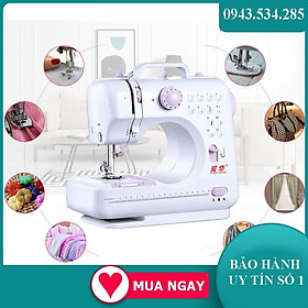 Mua Máy Khâu Gia Đình  Máy May Mini Gia Đình May Tự Động 12 Kiểu May  Có Đèn  Dùng Pin Khi Mất Điện