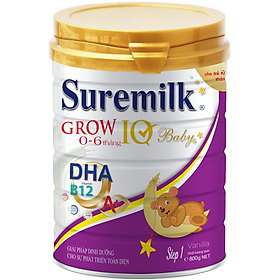 Sữa bột Suremilk Grow IQ BaBy 800gr