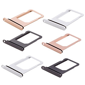 SIM Card Tray Slot Holder Repair Replacement Part For Apple iPhone 8, Black,Gold,Silver
