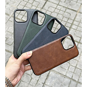 Ốp lưng cho iPhone 16 Pro Max, iPhone 16 Pro, iPhone 16 Plus, iPhone 16 hiêu X-Level lưng da viền mềm chống sốc cao cấp - hàng chính hãng