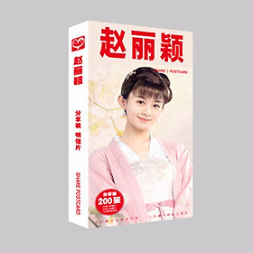 (MẪU GIAO NGẪU NHIÊN) Hộp ảnh POSTCARD mẫu mới TRIỆU LỆ DĨNH thần tượng diễn vien