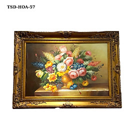 Mua Tranh sơn dầu họa tiết Hoa Mẫu Đơn TSD-HOA-57
