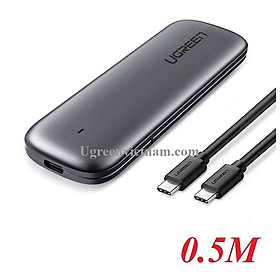 Mua Hộp đựng ổ cứng SSD M.2 B-Key USB Type-C Ugreen 60354 - Hàng chính hãng