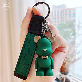 Hình ảnh Móc khóa gấu Hàn Quốc, móc treo trên balo, túi xách siêu dễ thương - BEAR-KEY-001