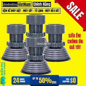 Mua Bộ 4 Miếng Đế Đệm Cao Su Lót Kê Chân Máy Giặt Chống Rung Ồn  Chống Rỉ Sét - Chính Hãng dodosios