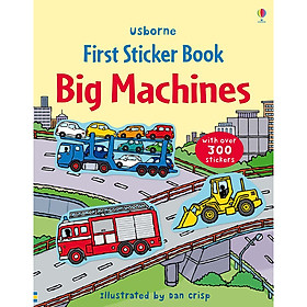 Usborne First Sticker Book Big Machines (bind-up)