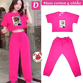 Đồ bộ croptop cho bé gái từ 10-41kg. Áo croptop bé gái. Quần dạng thể thao