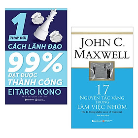 Combo 2 Cuốn Sách Kỹ Năng Làm Việc Hay: Thay Đổi 1% Cách Lãnh Đạo - 99% Đạt Được Thành Công + 17 Nguyên Tắc Vàng Trong Làm Việc Nhóm (Tái Bản 2018) / Tặng Bookmark Happy Life