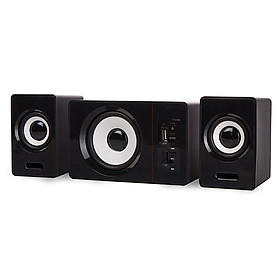 Combo Bộ 3 Loa Vi Tính D-200D Hỗ Trợ Bluetooth USB Thẻ Nhớ Âm Thanh Sống Động Để Bàn Cao Cấp + Tặng Hộp Quẹt Bật Lửa Điện Kiêm Đồng Hồ Hình Ô Tô (Màu Ngẫu Nhiên)