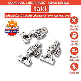 Bản Lề Tủ Bếp, Bản Lề Cửa Tủ, Bản Lề Hơi Bật Giảm Chấn, INOX Không Gỉ 304 BLUMK - Tháo Lắp Nhanh