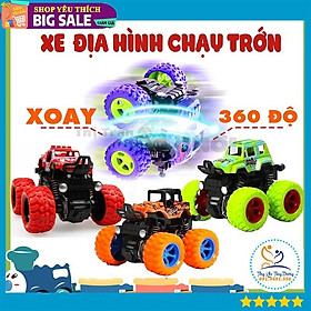 Xe cho bé GIÁ SỐC Đồ chơi xe địa hình xoay nhào lộn 360 độ chạy trớn cực