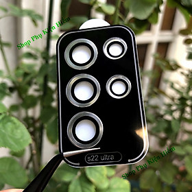 ốp bảo vệ camera, dán camera cho Samsung Galaxy S22 Ultra cao cấp - Hàng nhập khẩu