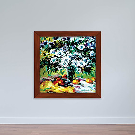 Tranh sơn dầu in canvas | Tranh hoa lá và tĩnh vật W1898