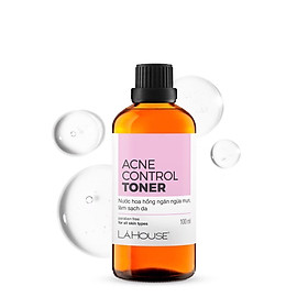 Hình ảnh Nước hoa hồng giúp ngăn ngừa mụn, giảm nhờn cho da, da mịn màng  Lá House Acne Control Toner 100ml/200ml