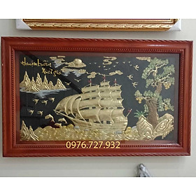Mua Tranh thuận buồm xuôi gió bằng đồng vàng  tranh đồng thuận buồm xuôi gió