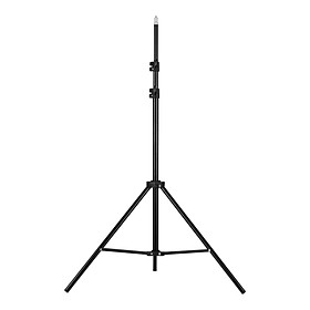 Adjustable Metal Tripod Light Stand Max. Height 1.6M/5.2ft with 1/4 Inch Screw for Photography Studio LED Video Light