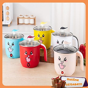 Mua Ca Nấu Mì Có Lồng Hấp 1.8L. - 18 Cm - Giao Màu Ngẫu Nhiên - Hàng Loại 1