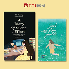 Combo 2 quyển sách song ngữ A Diary Of Silent Effort + Just For Youth