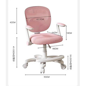 Mua Ghế học sinh chống cong vẹo cột sống đa năng Juno sofa CTY01 xoay bánh xe 360 độ  tay vịn chỉnh 60 độ