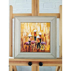 Mua Tranh Mùa Hoa Trên Phố 30x30 (G1)
