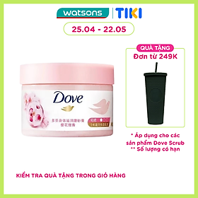 Tẩy Tế Bào Chết Dưỡng Ẩm Toàn Thân Dove Hương Hoa Anh Đào 298g