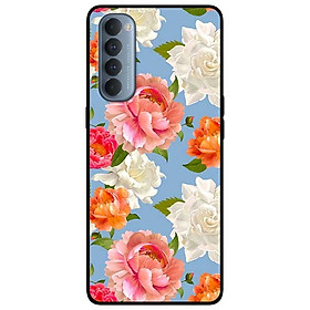 Ốp lưng dành cho Reno 4 Pro mẫu Hoa Đa Sắc