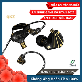 Tai Nghe Gaming Kim Loại Cao Cấp K6 Titan Pro Có Dây, Âm Bass Cực Êm