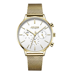 Đồng Hồ Nữ JS-005 Julius Star Hàn Quốc Dây Thép