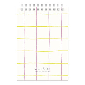 Sổ Tay Lò Xo Đứng Hoa Văn Kẻ Ô Vuông Kokuyo (KOKUYO) A6/80 Trang - Lô 2 Cuốn