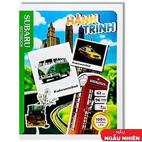 Tập Subaru Hành Trình - 4 Ô Ly Vuông - 96 Trang 62gsm - Vĩnh Thịnh A077-V1 (Mẫu Bìa Giao Ngẫu Nhiên)