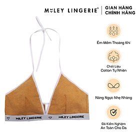 Áo Ngực Nữ Thể Thao Không Gọng Không Mút Melange Miley Lingerie BRM-012 - Màu vàng