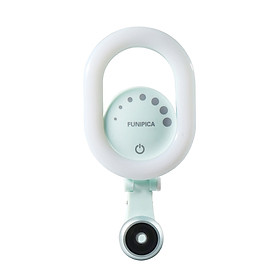 F-518 Universal Live LED Flash Lights & Lens Portable Selfie Light Flash 32 LED Lamp Camera Phone Selfie Ring Light with