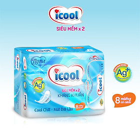 Băng vệ sinh icool chill siêu mềm 8 miếng