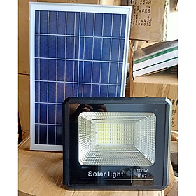 Mua Đèn pha led năng lượng mặt trời 100w ánh sáng trắng