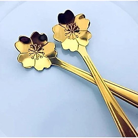 Mua Thìa cà phê hoa mai vàng Siêu đẹp  Sang Trọng - TH111