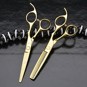KÉO CẮT TÓC VÀ KÉO TỈA TÓC HAND MADE JAPAN 6.0 (1 Bộ)