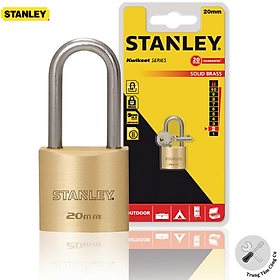 Mua Ổ Khóa Hiệu Stanley USA  đồng thau  càng dài  rộng 20mm- S742-040