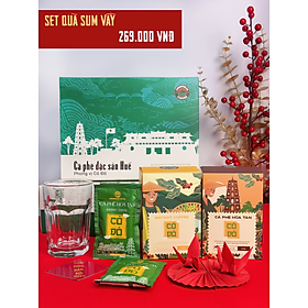 Set quà cà phê Tết - Set quà Sum Vầy