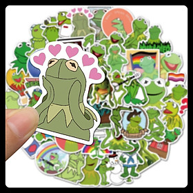 Set hình dán 50 miếng sticker mèo cún kuromi con vật cỡ to cute trang trí mũ laptop đồ dùng đa năng quà tặng đẹp rẻ