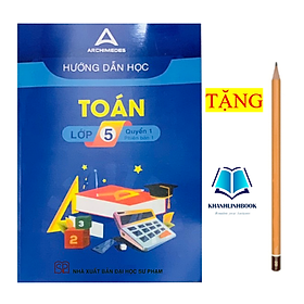 Hình ảnh Sách - Hướng dẫn học Toán lớp 5 - quyển 1 ( mới nhất )