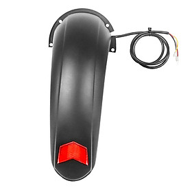 Electric Scooter Rear  with Taillights Replacement Guard Tire Mudguard