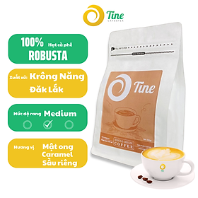 Cà phê nguyên chất TINECAFE 100% Robusta Krông Năng Đắk Lắk