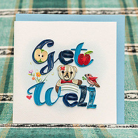 Thiệp Giấy Xoắn - Get Well - CNBD1514
