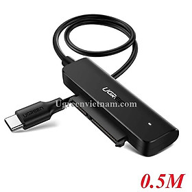 Cáp Chuyển USB Type C to SATA Cho Ổ Cứng 2.5 inch Ugreen 70610 - Hàng Chính Hãng
